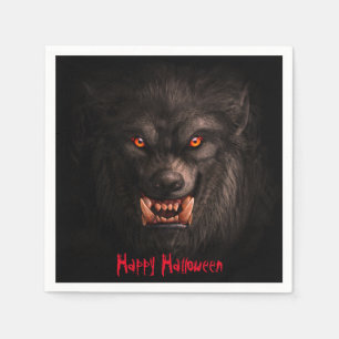 Halloween Paper Napkin, weerwolf (Lycanthropy) Servet