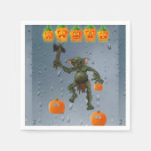 Halloween Paper Napkins, Goblin Servet (Voorkant)