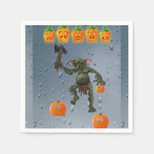 Halloween Paper Napkins, Goblin Servet
