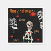 Halloween Paper Napkins, Happy Halloween Servet (Voorkant)