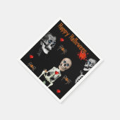 Halloween Paper Napkins, Happy Halloween Servet (Hoek)