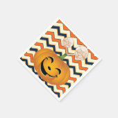 Halloween Paper Napkins, pompoen Servet