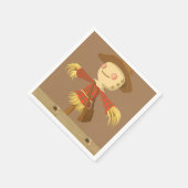 Halloween Paper Napkins, Scarecrow Servet (Hoek)