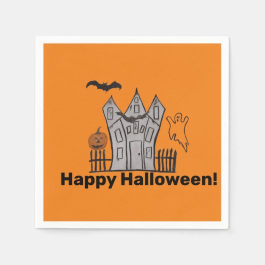 Halloween Paper Napkins Servet (Voorkant)