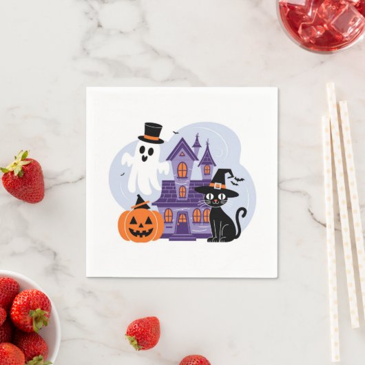Halloween Paper Napkins Servet (Insitu)