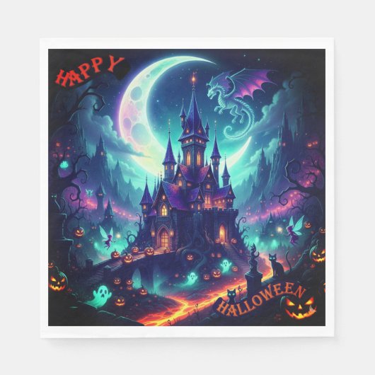 Halloween Paper Napkins Servet (Voorkant)