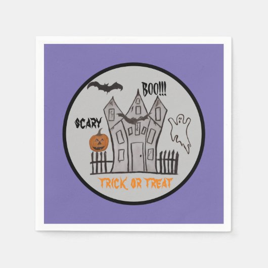Halloween Paper Napkins Servet (Voorkant)