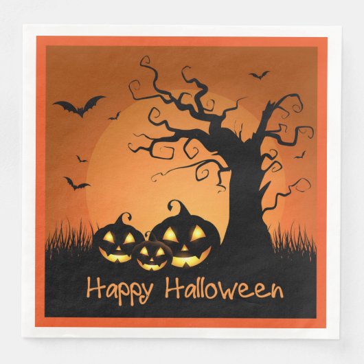 Halloween Paper Napkins Servet (Voorkant)