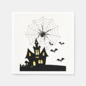 Halloween Paper Napkins, Spider Servet (Voorkant)