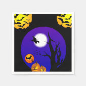 Halloween Paper Napkins, vleermuizen Servet (Voorkant)
