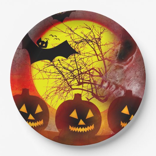 Halloween Paper Party Bord (Voorkant)