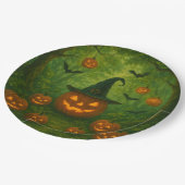 Halloween paper plates that blend in with nature papieren bordje (Gekanteld)