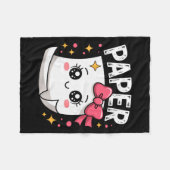 Halloween Paper Scissors Rock Matching Cute Paper  Fleece Deken (Voorkant (Horizontaal))