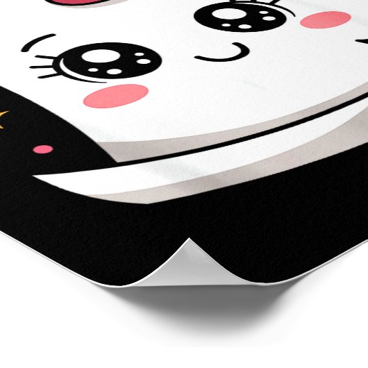 Halloween Paper Scissors Rock Matching Cute Paper  Poster (Hoek)