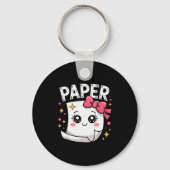 Halloween Paper Scissors Rock Matching Cute Paper Sleutelhanger (Voorkant)