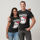 Halloween Paper Scissors Rock Matching Cute Paper  T-shirt (Unisex)