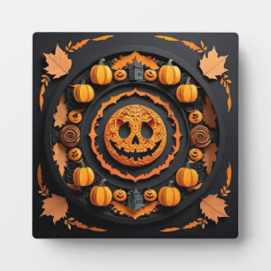 Halloween Papercuat Mandala Fotoplaat