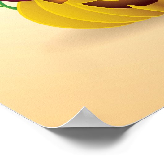 Halloween Papercut begraafplaats Ghosts Poster (Hoek)