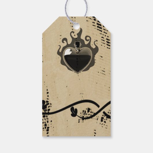 Halloween  papier geschenk Label Cadeaulabel (Achterkant)