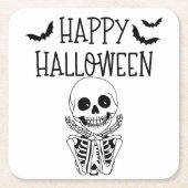 Halloween-papier, halloween-subglas kartonnen onderzetters (Voorkant)