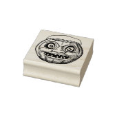  Halloween papier Mache Jack O'Lantern Rubberstempel (Stempel)