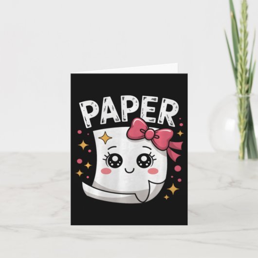 Halloween Papier Scheren Steen Papier Kaart (Voorkant)