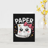 Halloween Papier Scheren Steen Papier Kaart (Gele Bloem)