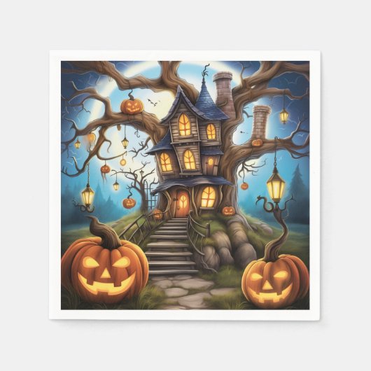 Halloween Papier Servet (Voorkant)
