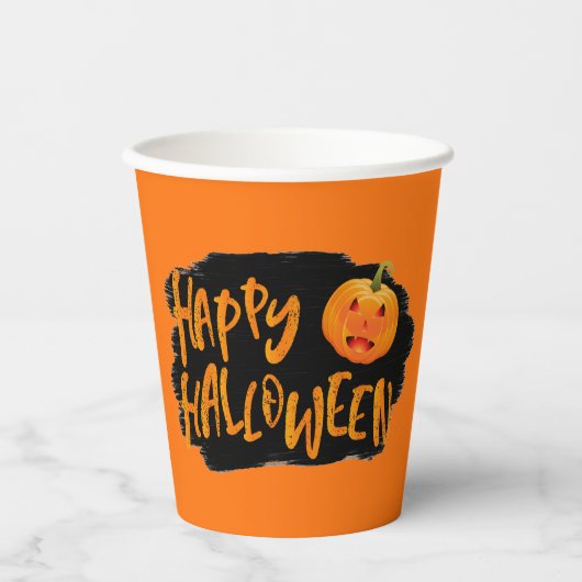 Halloween-papierbekertjes Papieren Bekers (Voorkant)