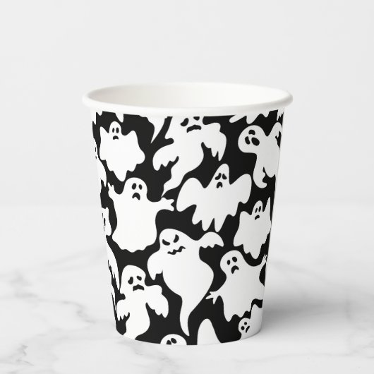 Halloween-papierbekertjes Papieren Bekers (Achterkant)