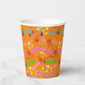 Halloween Papieren Bekers (Rechts)