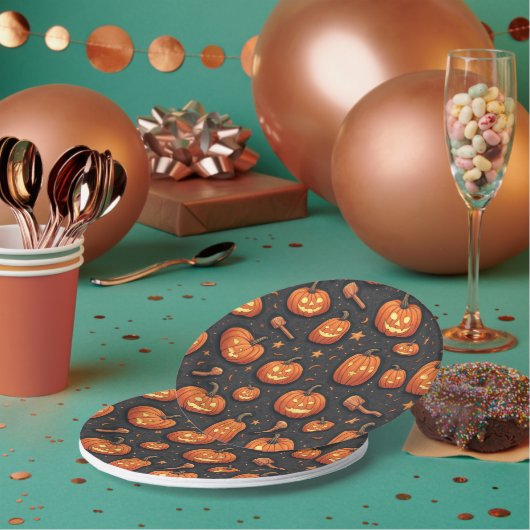 Halloween papieren bord (Multi)