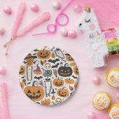 Halloween Papieren Borden Bordje (Feest)