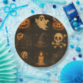 Halloween papieren borden bordje (Feest)