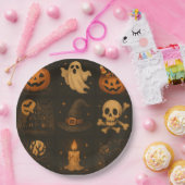 Halloween papieren borden bordje (Feest)