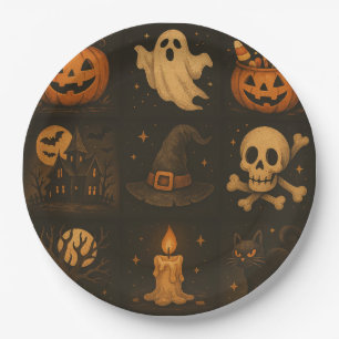 Halloween papieren borden bordje