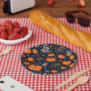 Halloween papieren borden bordje