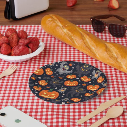 Halloween papieren borden bordje (Picknick)