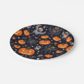 Halloween papieren borden bordje (Gekanteld)