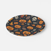 Halloween papieren borden bordje (Gekanteld)
