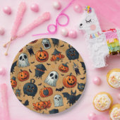 Halloween papieren borden papieren bordje (Feest)