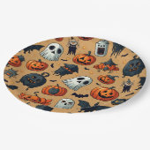 Halloween papieren borden papieren bordje (Gekanteld)