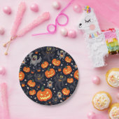 Halloween papieren borden papieren bordje (Feest)