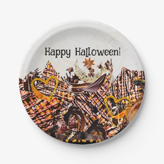 HALLOWEEN PAPIEREN BORDJE (Voorkant)