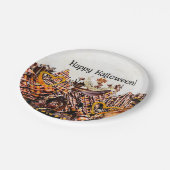 HALLOWEEN PAPIEREN BORDJE (Gekanteld)