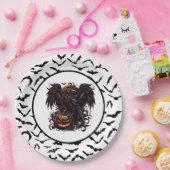 Halloween Papieren Bordje (Feest)