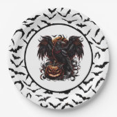 Halloween Papieren Bordje (Voorkant)