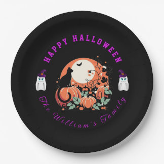Halloween  papieren bordje