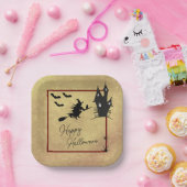 Halloween Papieren Bordje (Feest)