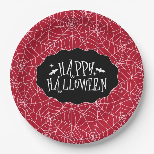 Halloween papieren bordje (Voorkant)